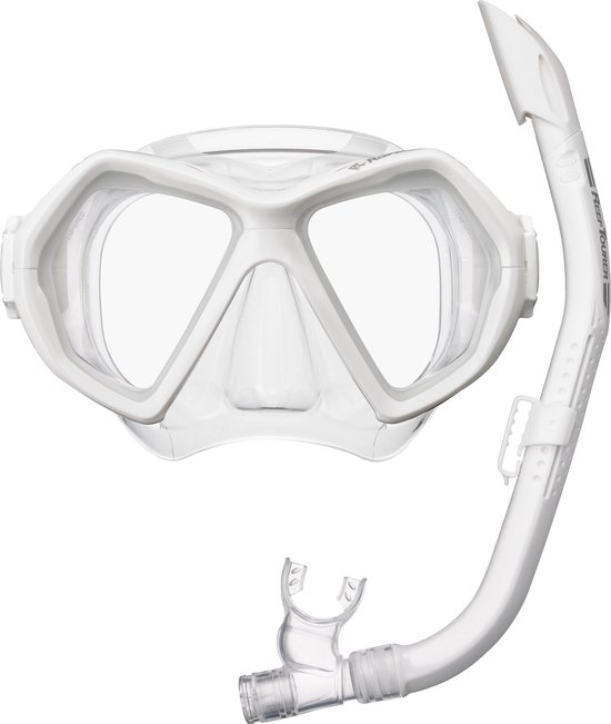 ReefTourer- RC0107- COMBO- Snorkelmasker- Snorkelset - wit