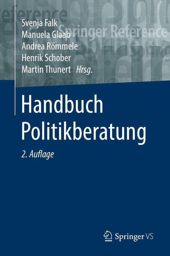 Handbuch Politikberatung - cover