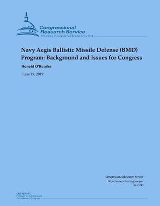 Navy Aegis Ballistic Missile Defense (BMD) Program | 9781075832208 ...
