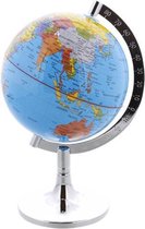 Globe avec support en métal - Plastique - h 23 cm