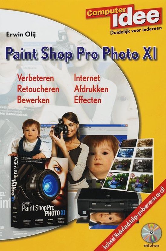 Cover van het boek 'Computer Idee Paint Shop Pro XI + CD-ROM'