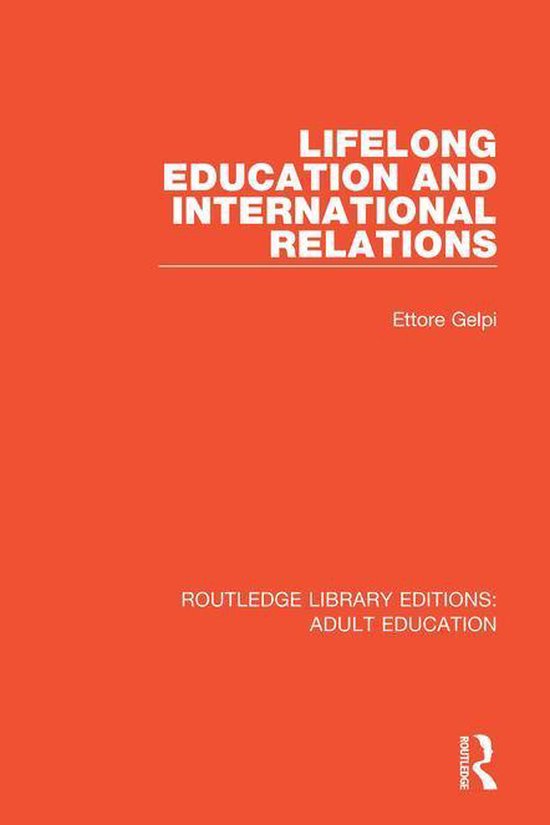 Routledge Library Editions: Adult Education - Lifelong Educa ... - cover