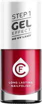 Cosmetica Fanatica – Gel Effect Nagellak – Bordeaux Rood – Nummer 217 - 1 flesje met 11 ml. Inhoud