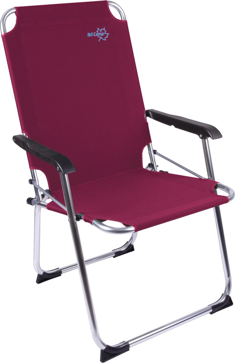 Bo-Camp Copa Rio Campingstoel - Klapstoel - Comfort - Ruby (rood)