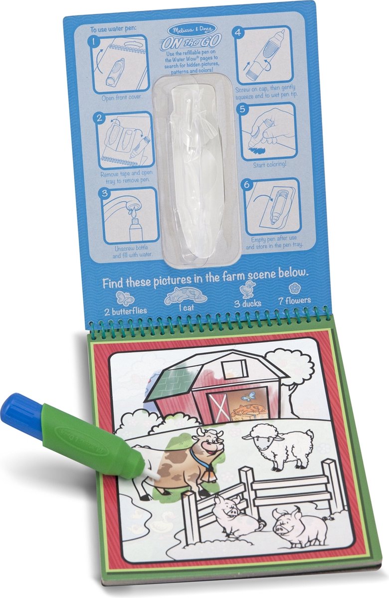 Melissa & Doug Water Wow! Herbruikbare Waterverf Dieren — afbeelding 3