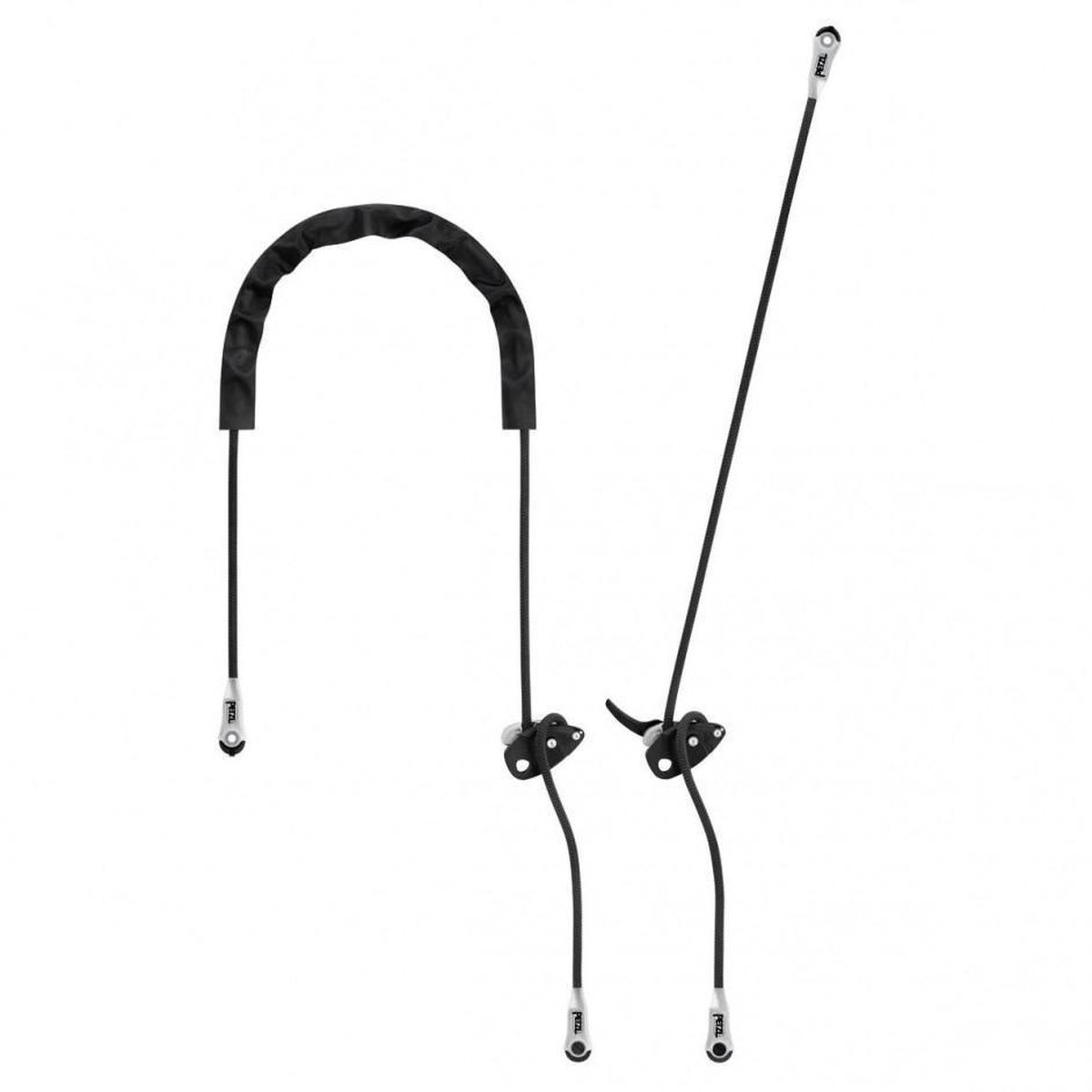 Petzl positioneerlijn Grillon; verstelbaar; 2m; zwart