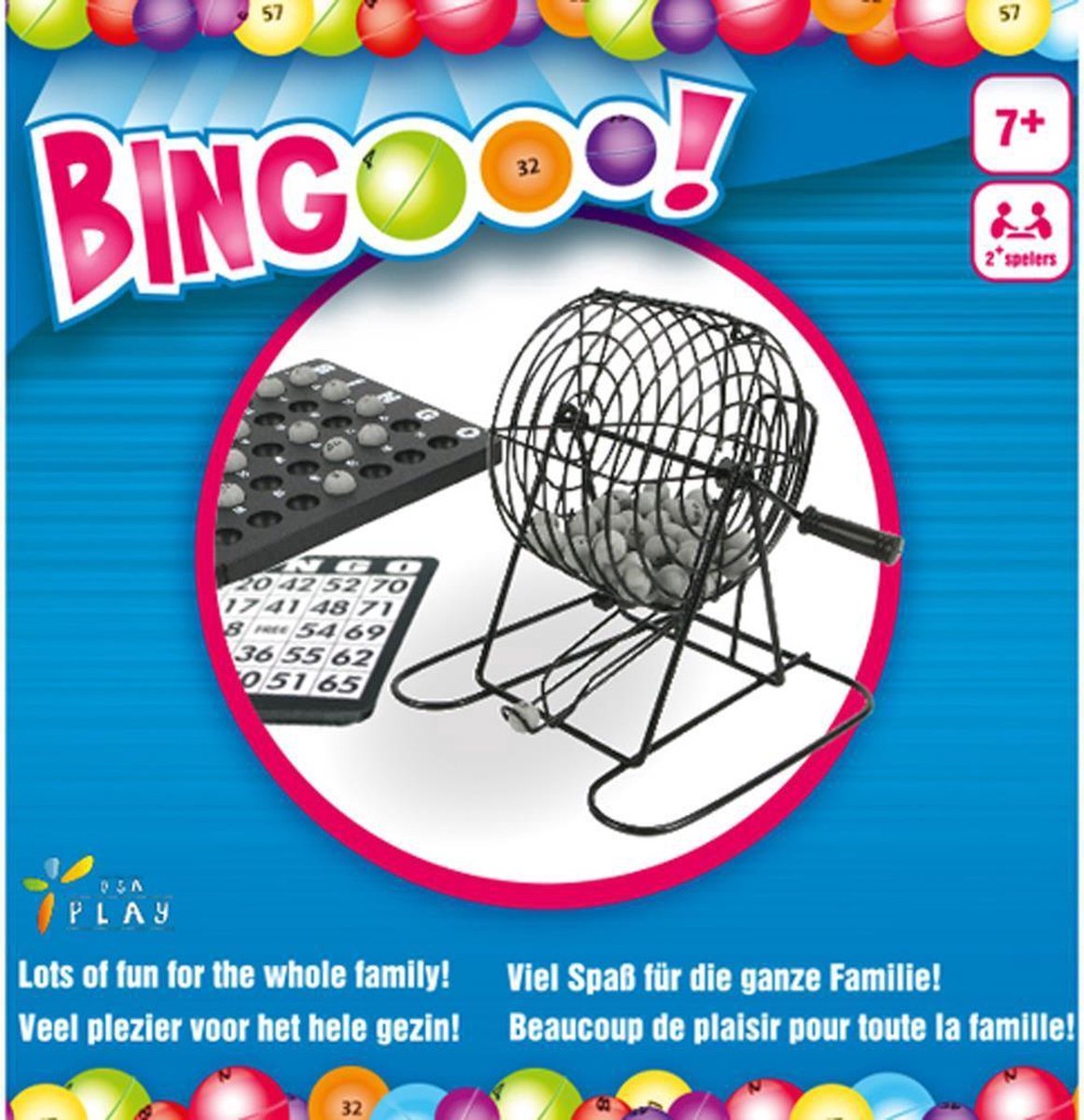 wazig symbool Onzuiver Metalen Bingomolen + 75 Ballen - bingo spel | Games | bol.com
