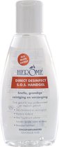 Herome Direct Desinfect Hangel Sensitive (Parfumvrij) - Desinfecterende Handgel met 80% Alcohol - Beschermt Tegen Bacteriën en Droogt de Handen Niet Uit - 75ml.