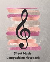 Sheet Music Composition Notebook