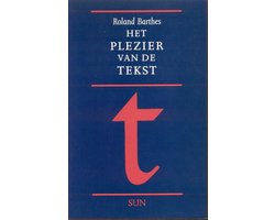 Omslag van Plezier van de tekst