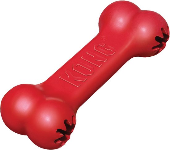 Kong Goodie Bone Medium 1 Pc - Jouet à Mâcher - 178 mm x 153 mm x 51 mm - Rouge