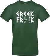 Greek Freak basketbal T-shirt (Giannis Antetokounmpo) - groen - XS