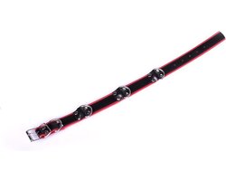 Deluxe Bondage Collar - zwart/rood