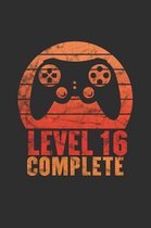 Level 16 Complete