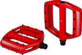 BBB Cycling CoolRide MTB Pedalen - Antislip Platformpedalen voor Mountainbike - Fiets Trappers met Stevige Grip - Rood - BPD-36