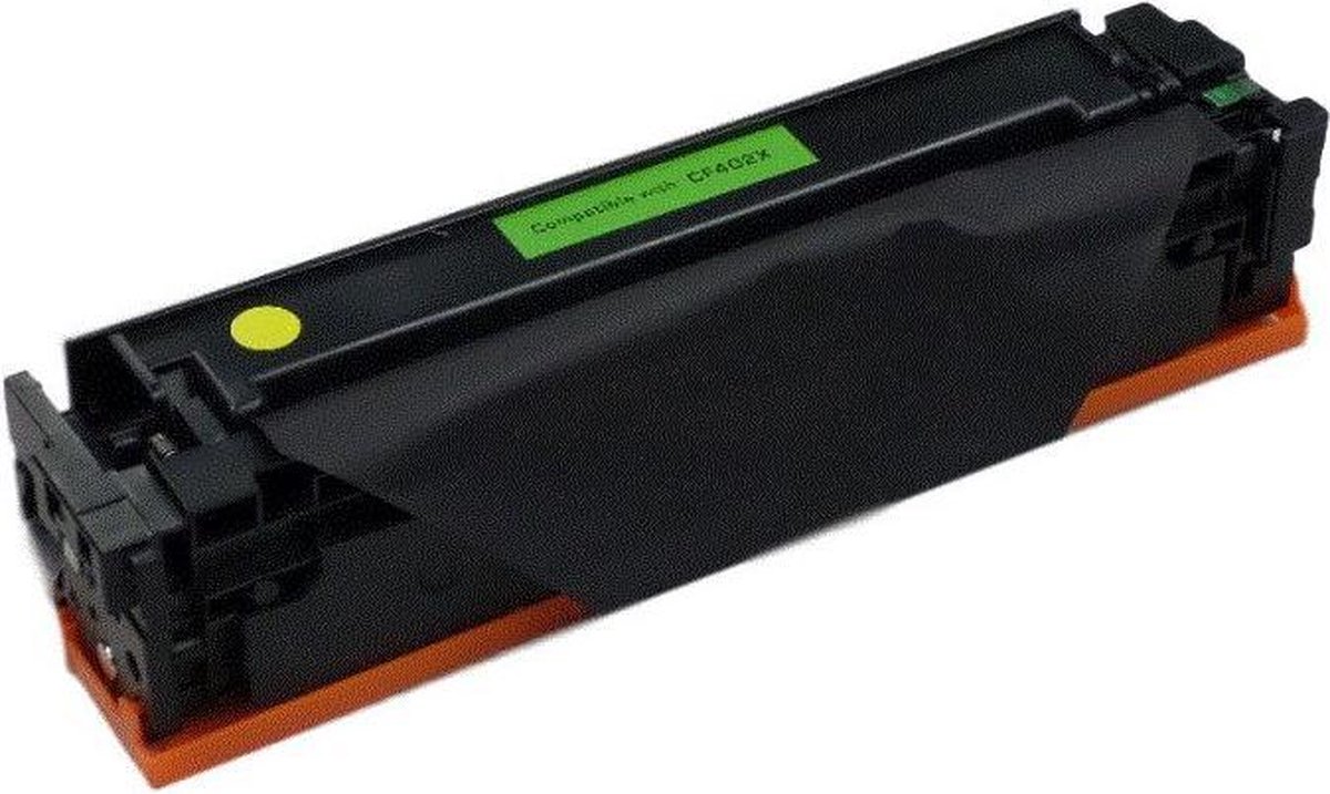 KATRIZ® huismerk HP CF402X/CF542X Geel /HP 203X/ HP 201X /CANON 045H /Canon 054H - 1300 Pagina's | Geschikt voor HP Color LaserJet Pro M252dw/M252n/M277dw/M277n/M 280 series/Canon I-Sensys LBP-610 Series / Canon i-SENSYS LBP-620 Series