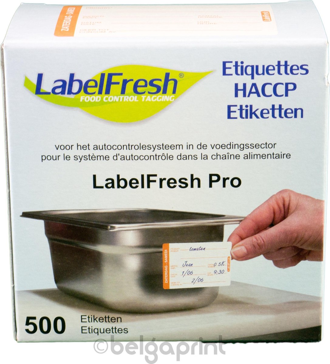 500 LabelFresh Pro - 70x45 mm - zaterdag-samedi - HACCP etiketten / stickers
