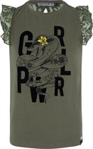 Retour Jeans Meisjes T-shirt - Khaki - Maat 98