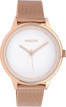 OOZOO Timepieces Goudkleurig/Zwart horloge  (40 mm) - Goudkleurig