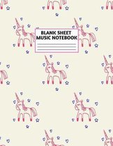 Blank Sheet Music Notebook