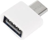 DW4Trading® USB A female naar micro B USB male adapter verloop wit