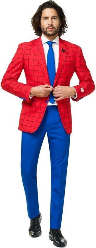 Heren kostuum Marvel Spiderman - Opposuits pak -  Verkleedkleding/Carnavalskleding 48 (M) | bol.com