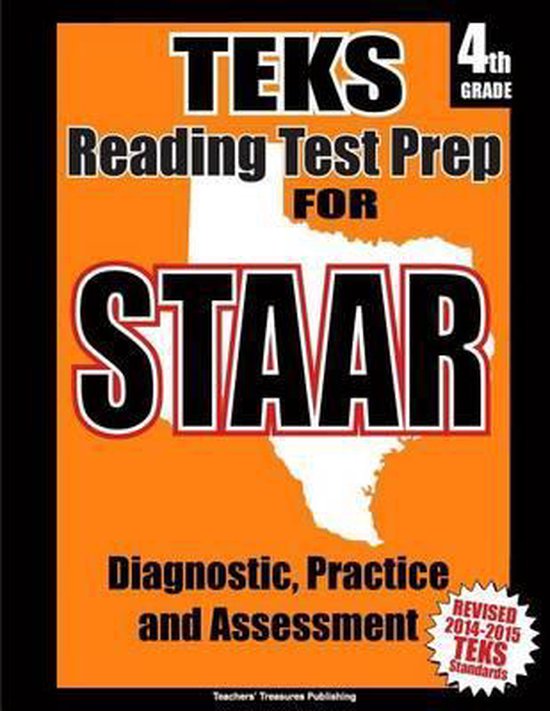 TEKS 4th Grade Reading Test Prep for STAAR - cover