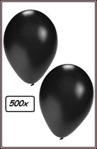Ballonnen helium 500x zwart