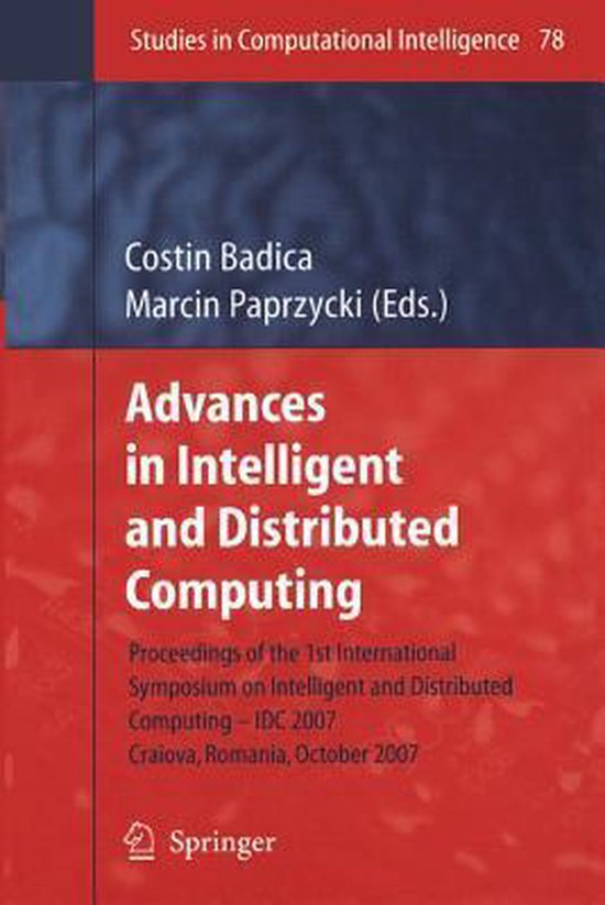 Advances in Intelligent and Distributed Computing - cover