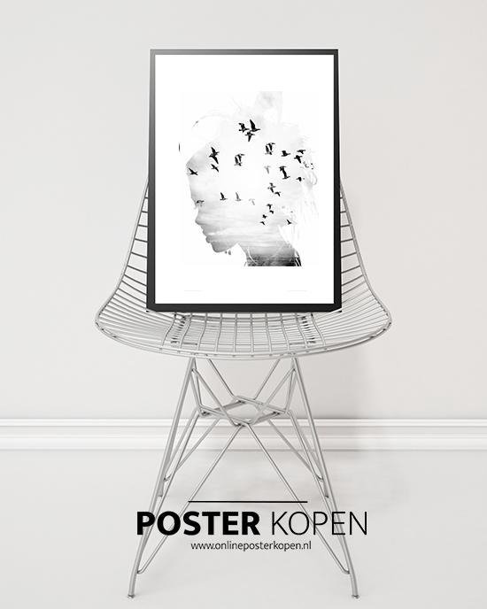 ONLINE POSTER KOPEN Silhouet poster A3 | bol.com