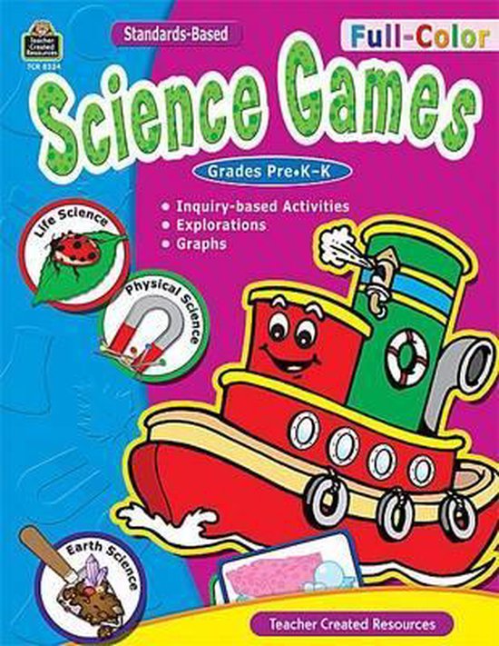FullColor Science Games, PrekK, Julie Mauer 9781420683349 Boeken