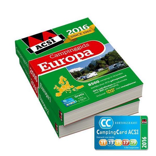 ACSI Campinggids - ACSI Campinggids Europa 2016 - cover