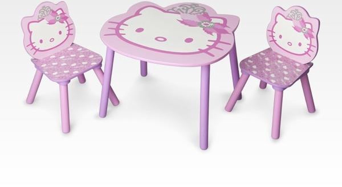 | Delta Children TT89449HK baby speeltafel Hello Kitty TT89449HK Tafel met 2 Stoelen | ShopSpeelgoed.nl
