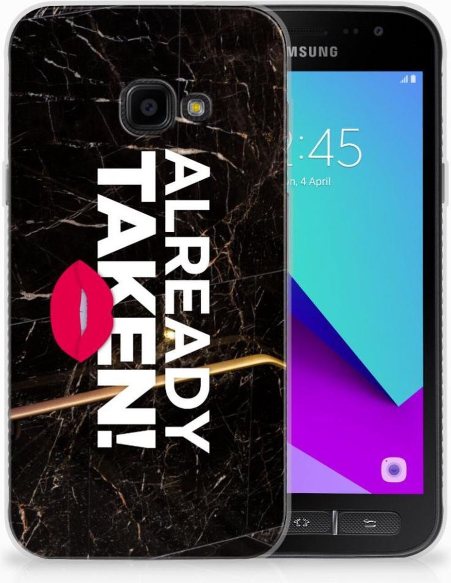 Samsung Galaxy Xcover 4 | Xcover 4s Siliconen hoesje met naam Already Taken Black