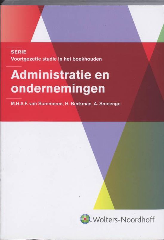 Cover van het boek 'Administratie en ondernemingen / druk 15' van H. Beckman en M.H.A.F. van Summerem