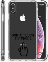 Geschikt voor iPhone Xs Max TPU-siliconen Hoesje Finger DTMP