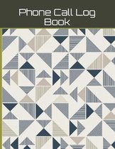 Phone Call Log Book