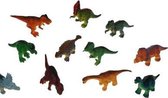 4x Plastic speelgoed dinosaurussen van 16 cm