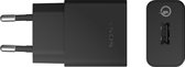 Sony thuislader - zwart - met micro USB connectie