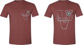 Star Wars - Vintage Vader T-Shirt - Rood - XL