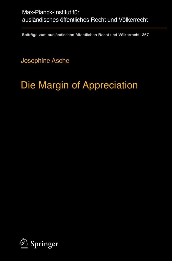 Social Science and Law (German Language) - Die Margin of App ... - cover