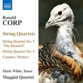 Mark Wilde, Maggini Quartet - Corp: String Quartets Nos.1 And 2, Country Matters (CD)