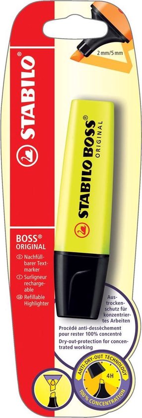Stabilo Boss Original Highlighter - Geel
