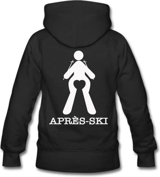 muziek fabriek Aanzetten Hippe Après-Ski hoodie voor dames | hooded sweater black | small | bol.com