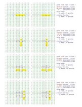 Fifty Scrabble Box Scores Games 3001-3050