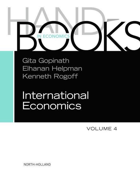 Handbook of International Economics - cover