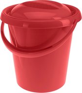 Luier Emmer Met Deksel - 12 L - Diverse kleuren - 1 stuk