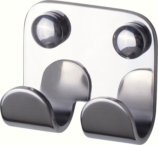 Haceka Ixi Dubbele haak polished chroom