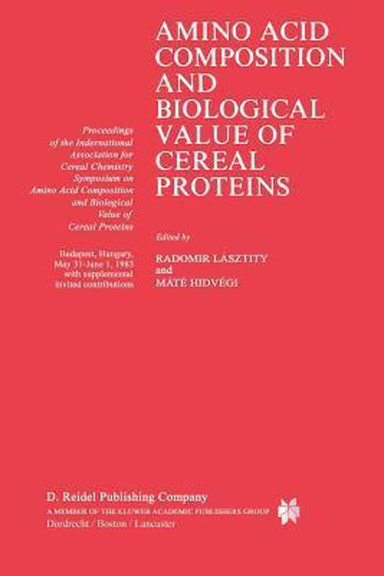 Amino Acid Composition and Biological Value of Cereal Protei ... - cover