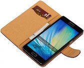 Mobieletelefoonhoesje.nl - Samsung Galaxy A5 Hoesje Slang Bookstyle Rood